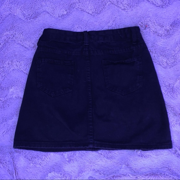 Vintage black high rise skirt - Picture 3 of 4